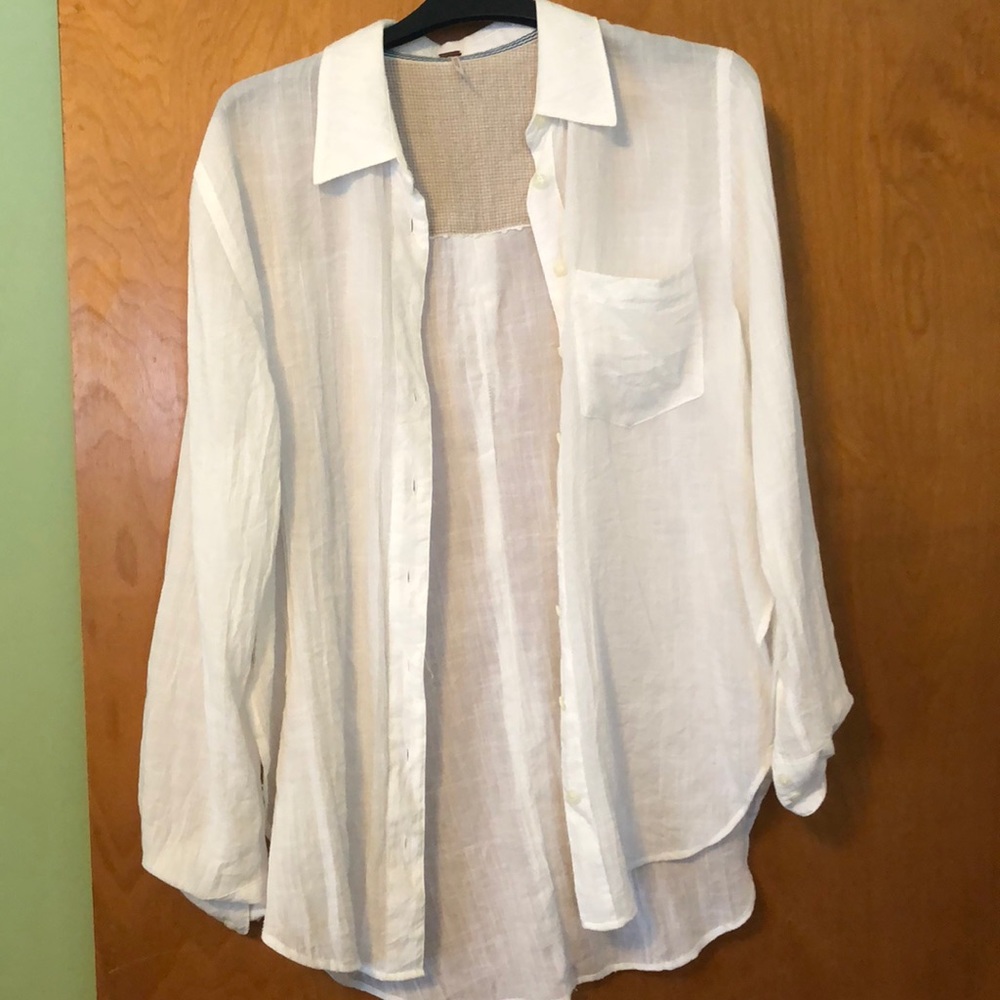 Free People Linen Top